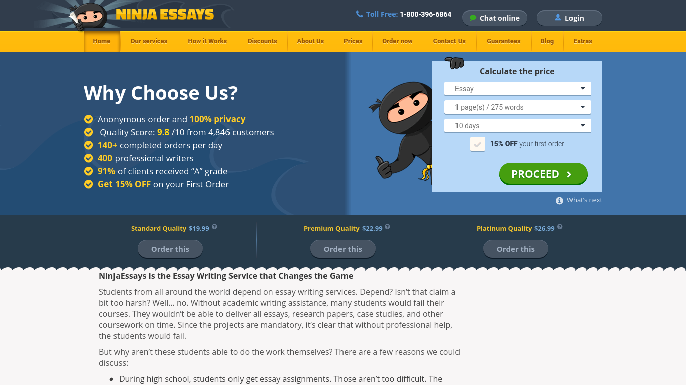 NinjaEssays Review: Get to Know the Company’s Policy and Guarantees